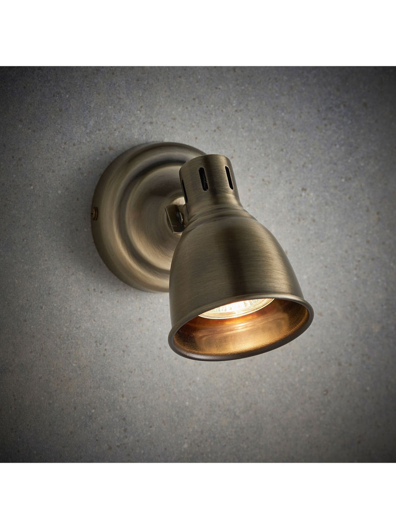 Gallery Home Antique Brass Orilla wall light (British brand)