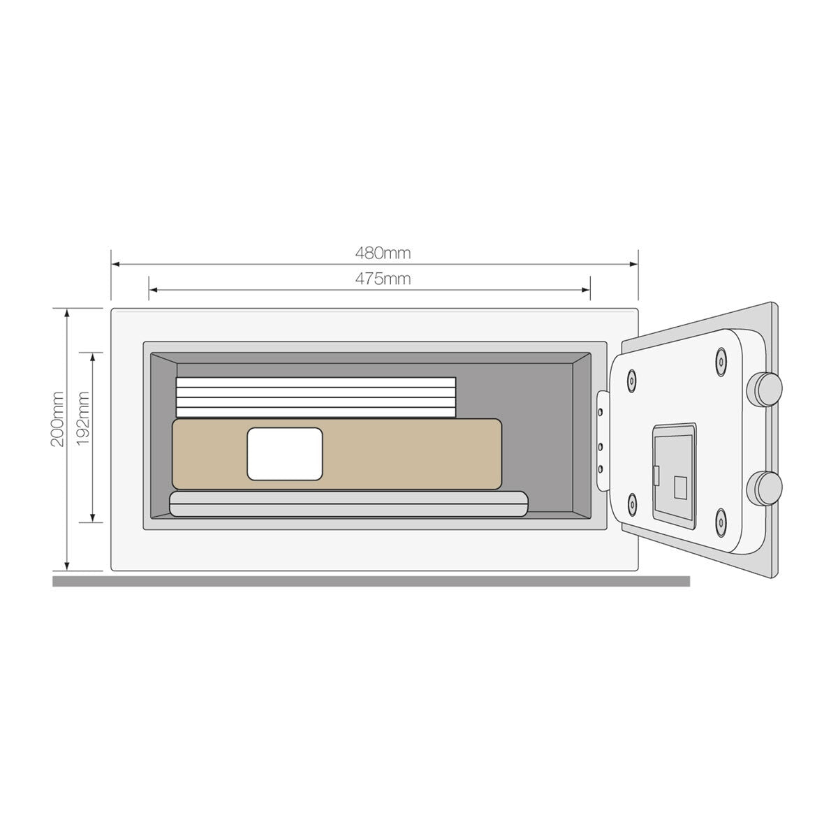 Yale 26.9 Litre Premium High Security Motorised Laptop Safe GOODS Costco UK