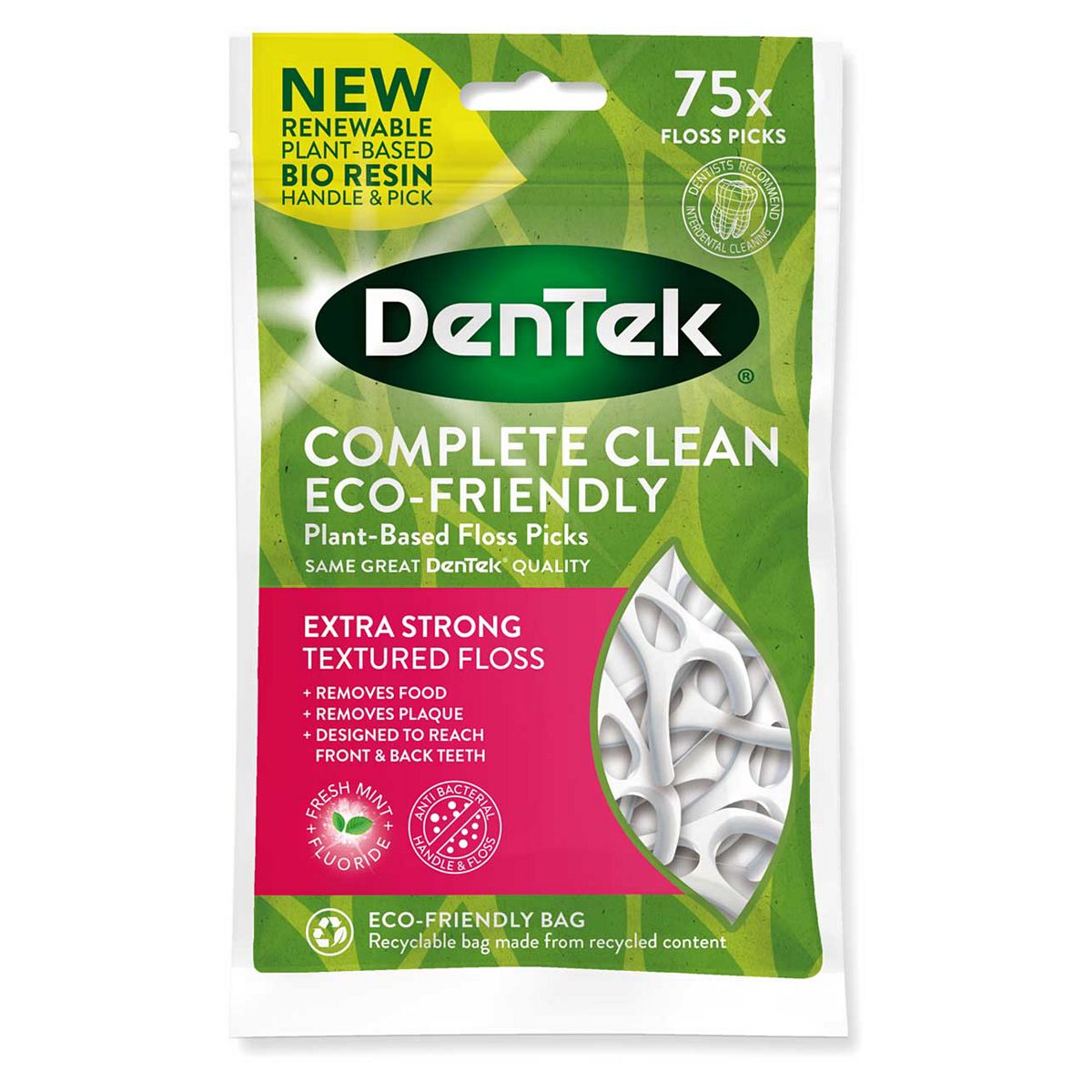 DenTek Complete Clean Y Floss Picks  - 75 Picks GOODS Boots   