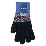 Sock Snob men's wool fairisle gloves, imported from the UK