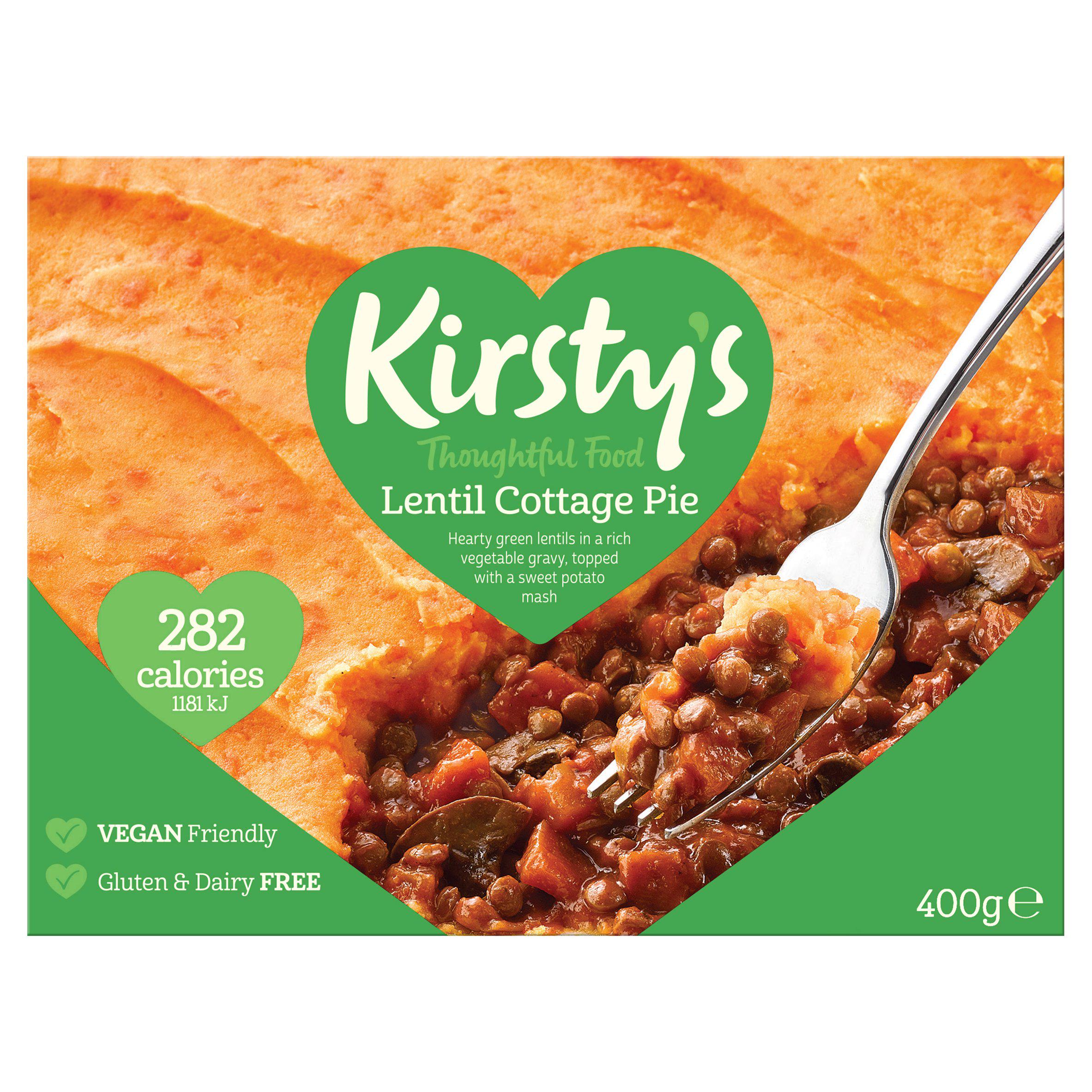 Kirstys Lentil Cottage Pie with Sweet Potato Mash 400g GOODS Sainsburys   