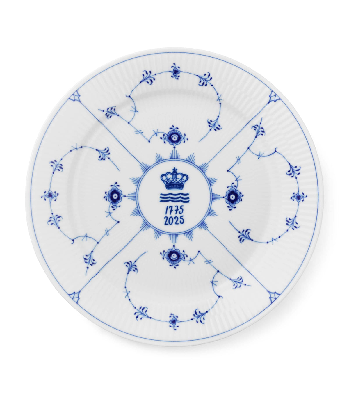 Royal Copenhagen porcelain anniversary plate 27cm, imported from the UK