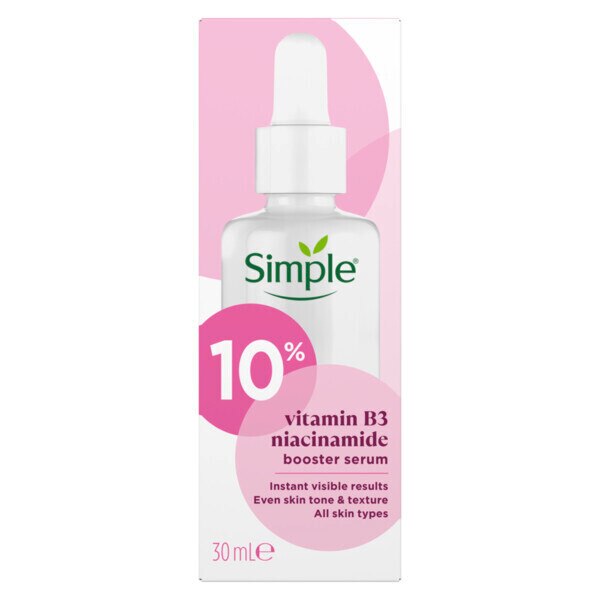 Simple 10% Niacinamide (Vitamin B3) Booster Serum 30ml GOODS Superdrug   