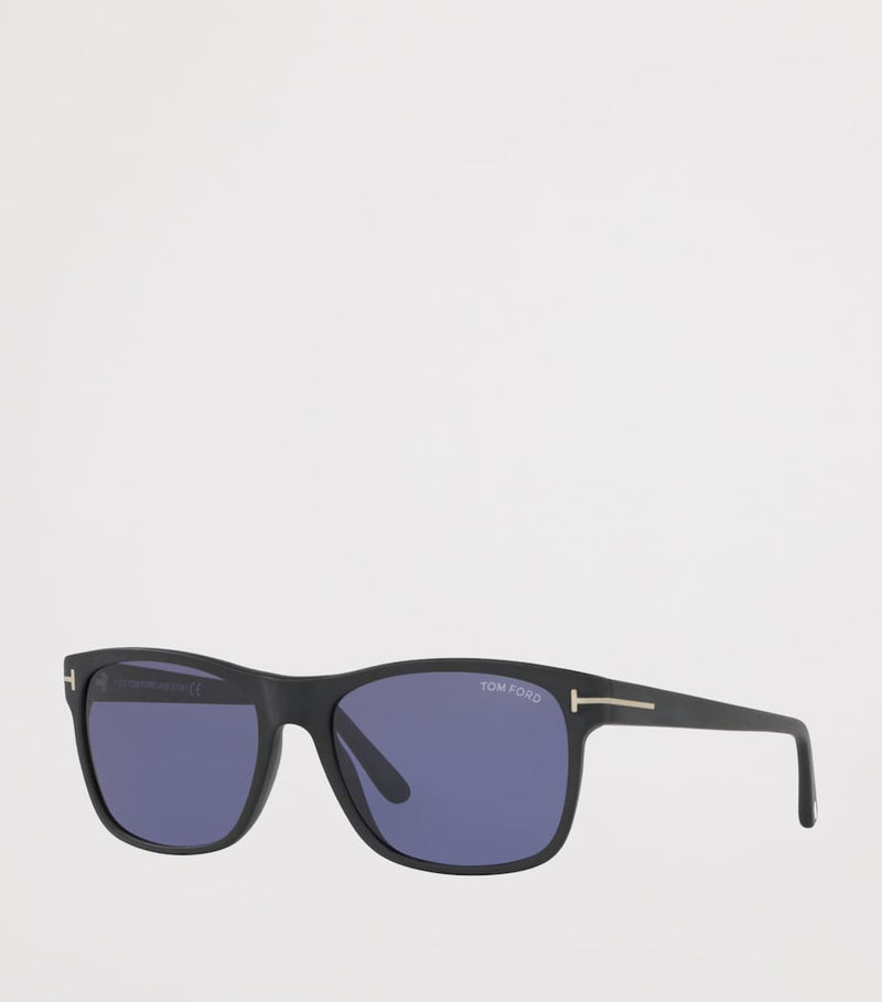 TOM FORD Giulio rectangle sunglasses glossy acetate - British product
