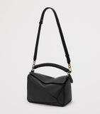 LOEWE small leather woven top-handle bag, UK version