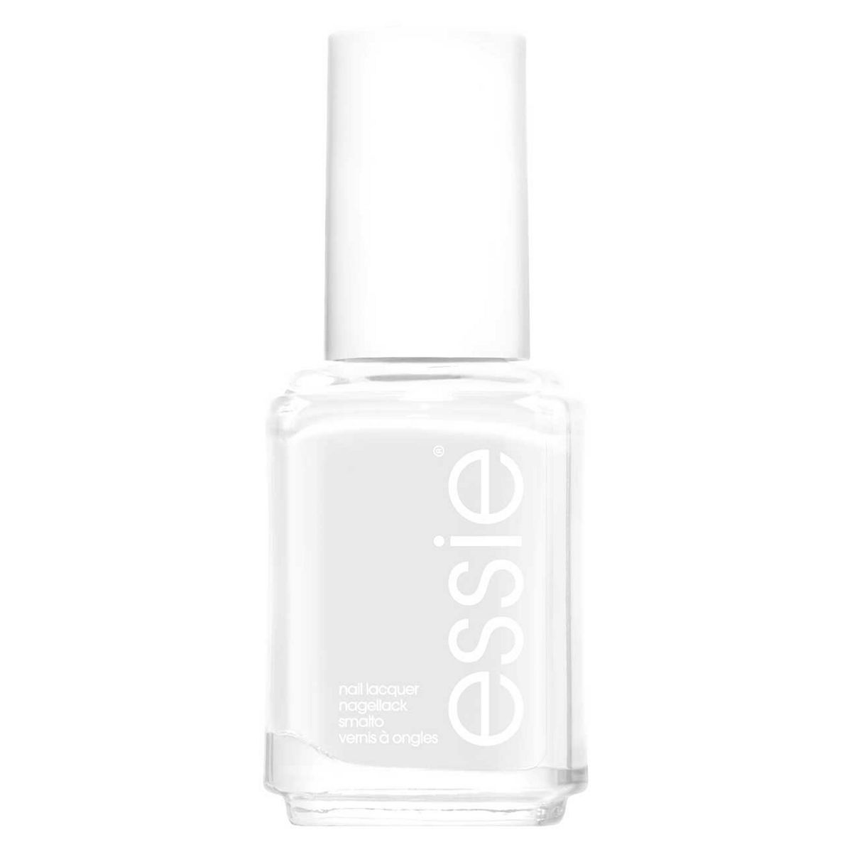 Essie Nail Polish 1 Blanc Creamy Bright White Colour, Original High Shine and High Coverage Nail Polish 13.5ml GOODS Boots   