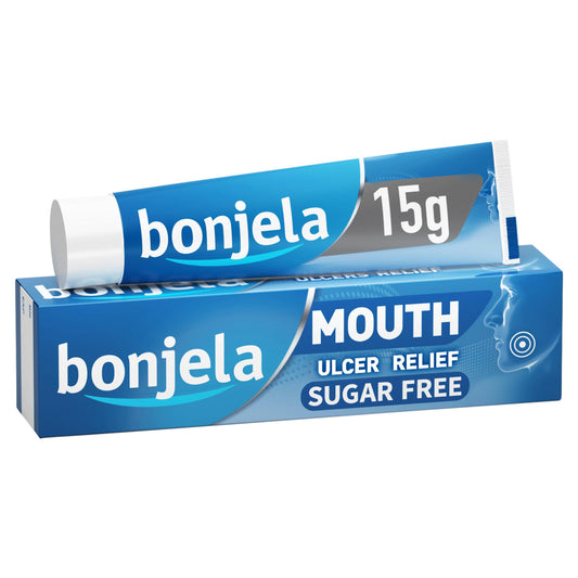 Bonjela Antiseptic Pain Relieving Gel for Mouth Ulcers 15g ear mouth & lip care Sainsburys   