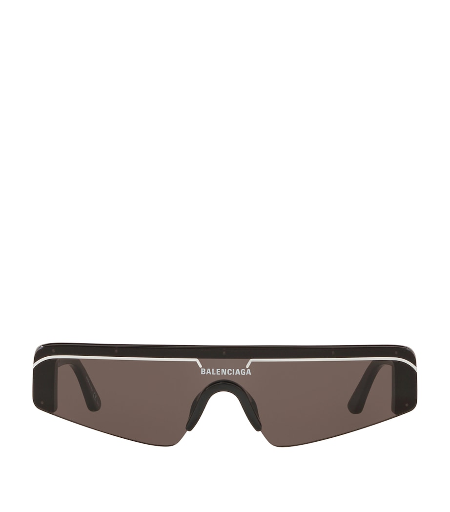 Balenciaga rectangular ski sunglasses - British product