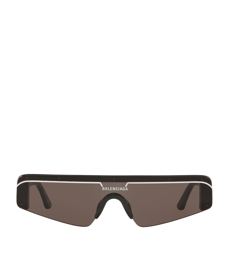 Balenciaga rectangular ski sunglasses - British product