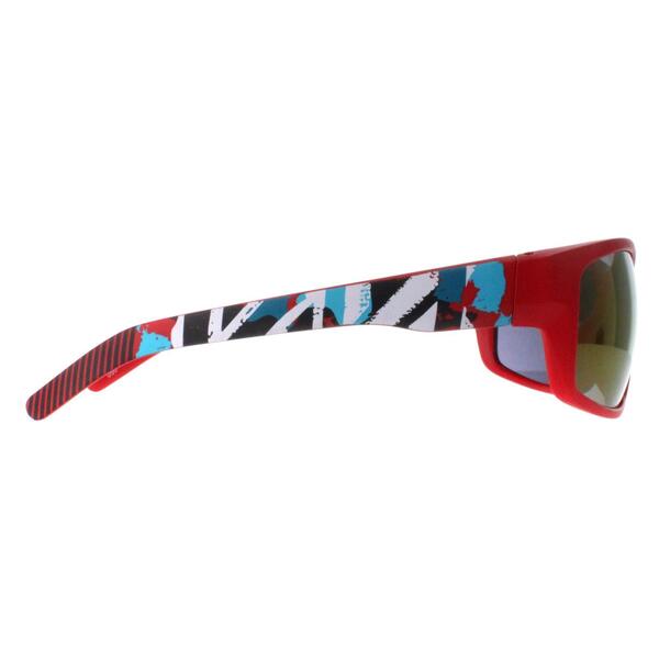 Smarty X2125 red mirrored unisex sunglasses, UK version