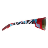 Smarty X2125 red mirrored unisex sunglasses, UK version
