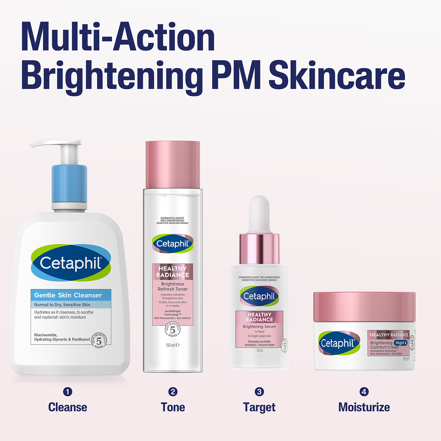 Cetaphil night cream Healthy Radiance Brightening Comfort 50g - British product