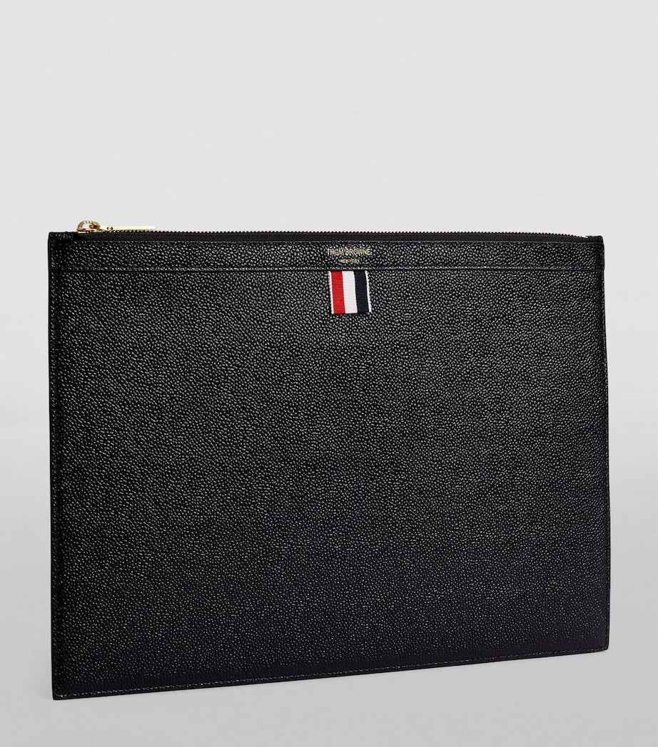 Thom Browne medium leather pouch - British product