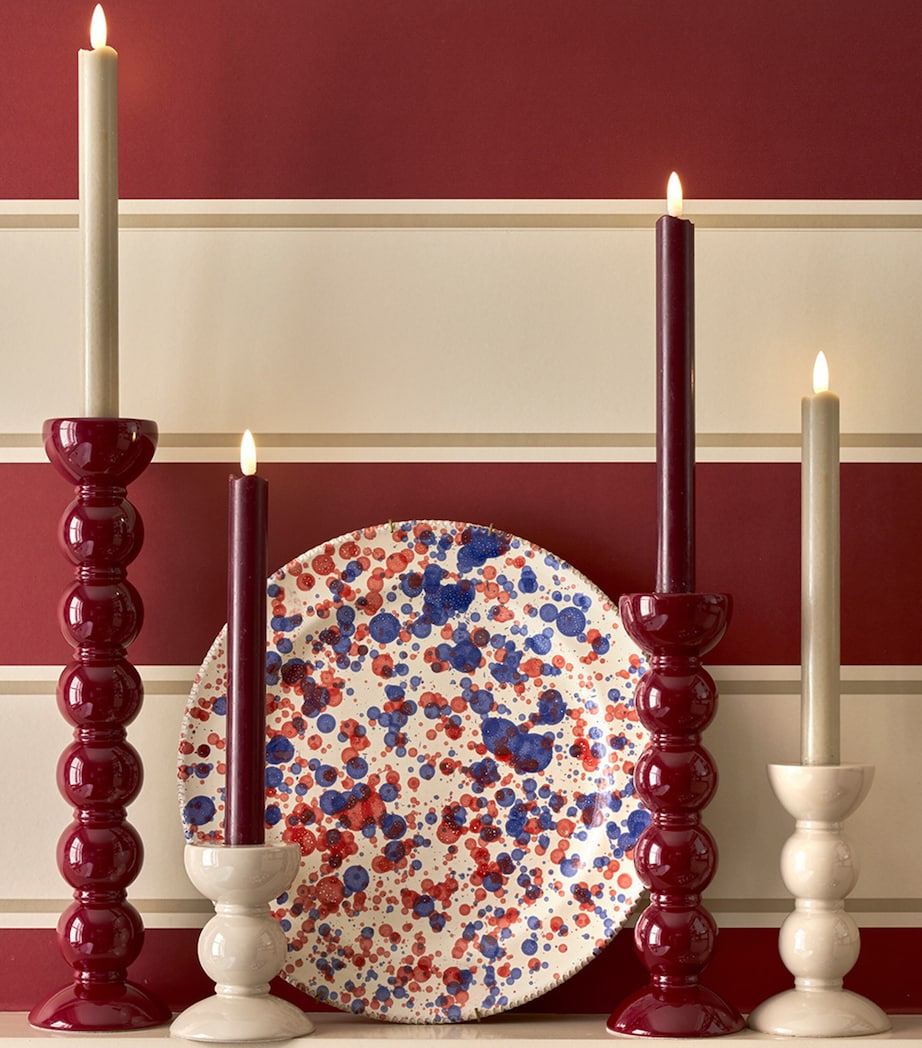 Addison Ross tall bobbin candlestick holder 24cm (British brand)