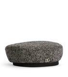 Dolce&Gabbana kids virgin wool logo beret - British product