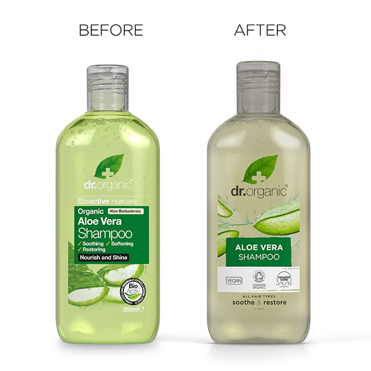 Dr Organic Aloe Vera Shampoo 265ml - British product
