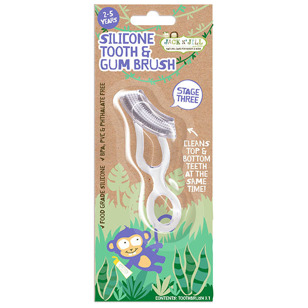 Jack N' Jill Silicone Tooth & Gum Brush - Stage 3 GOODS Superdrug   