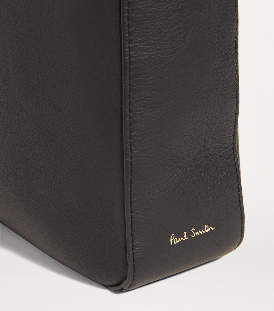 Paul Smith leather Signature stripe briefcase, imported from the UK