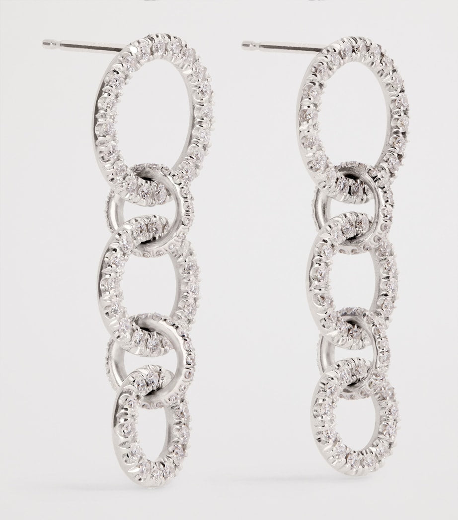 Spinelli Kilcollin Talan earrings white gold diamonds, imported from the UK