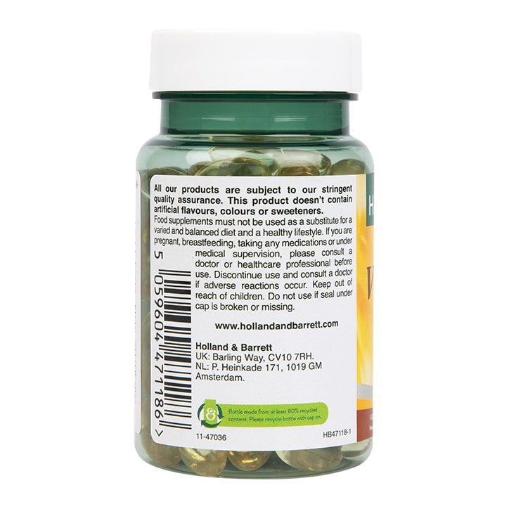 Holland & Barrett Vitamin E 400iu  90 Capsules Vitamin E Holland&Barrett   