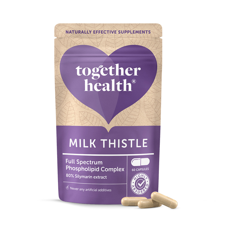 Together Health milk thistle supplement 60 capsules (British brand)