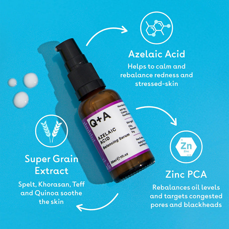 Q+A Azelaic Acid Facial Serum 30ml