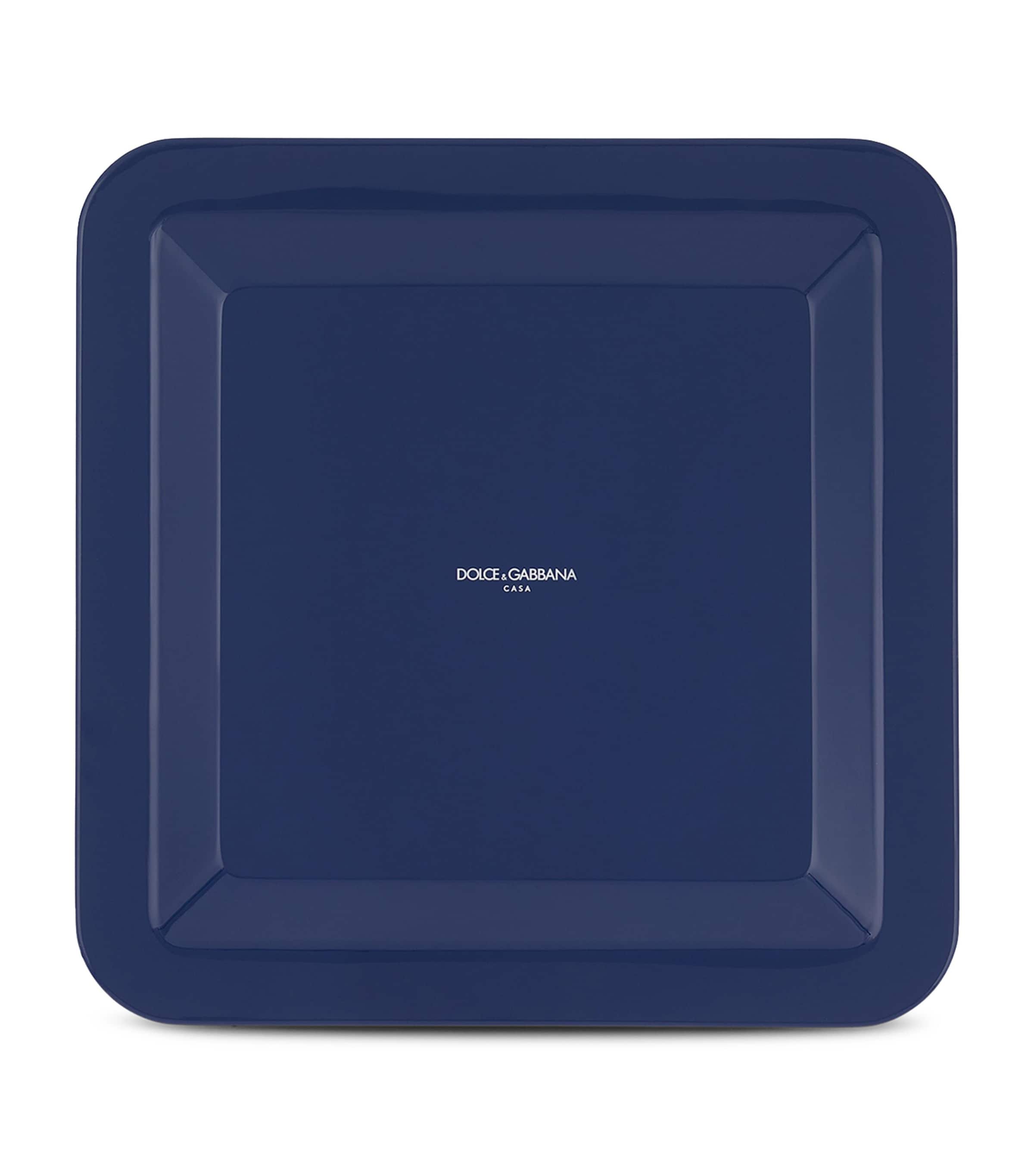 Dolce&Gabbana Wooden Blu Mediterraneo Tray - British product