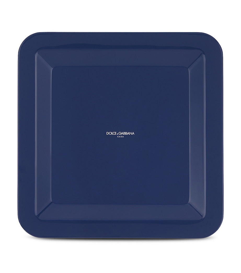 Dolce&Gabbana Wooden Blu Mediterraneo Tray - British product