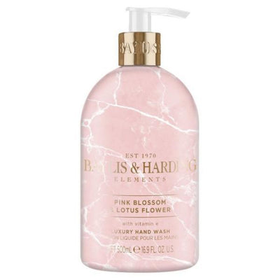 Superdrug Baylis & Harding Elements Luxury Hand Wash Pink Blossom & Fig 500ml- Buy online at McGrocer