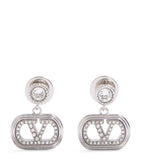 Valentino Garavani crystal Ovalette earrings (British brand)