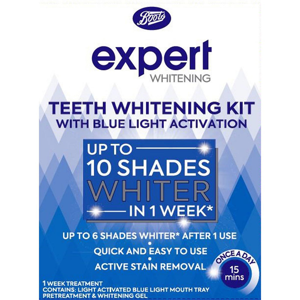 Boots Expert Teeth Whitening Kit with Blue Light Activation