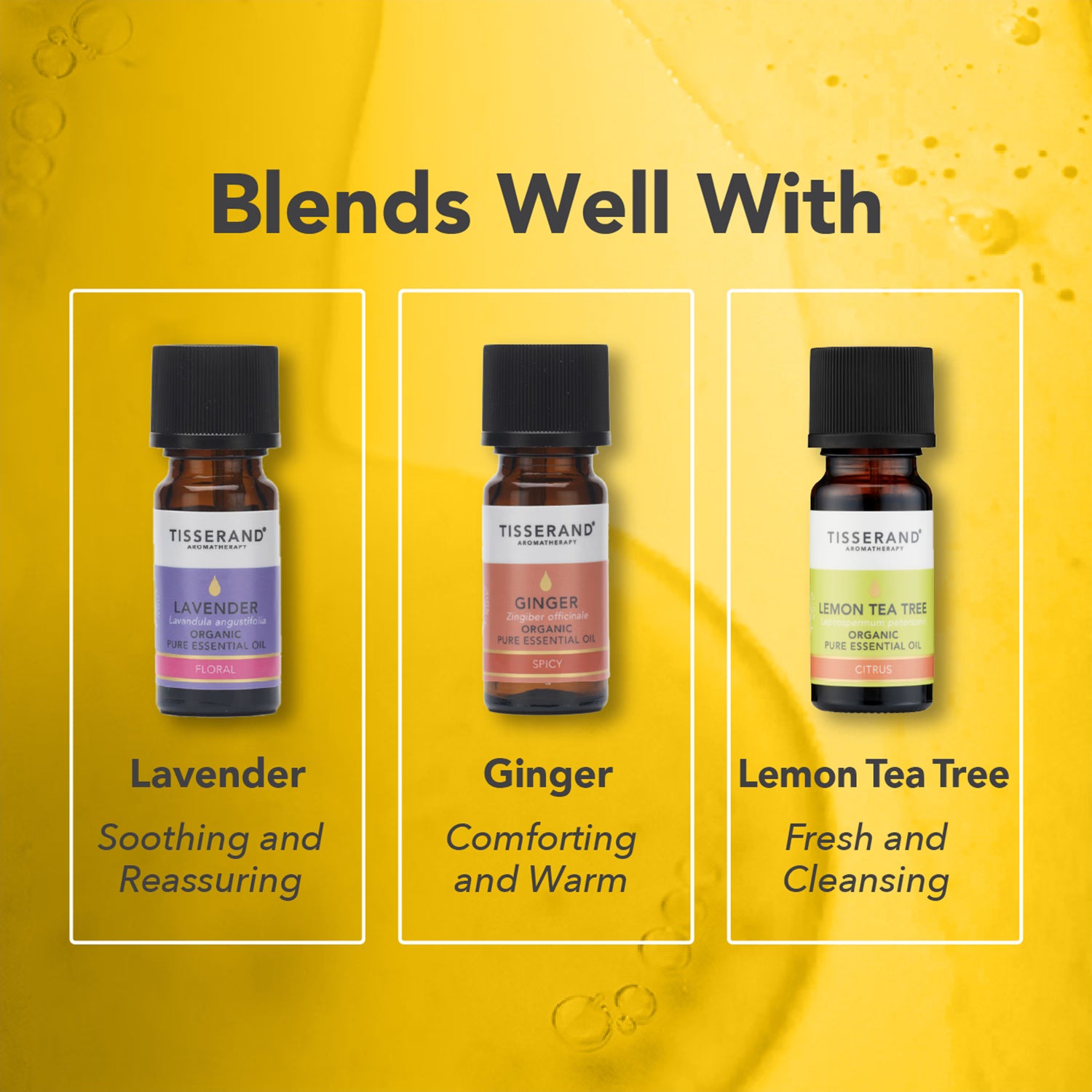 Tisserand Lemon Organic Pure Essential Oil 9ml - British product