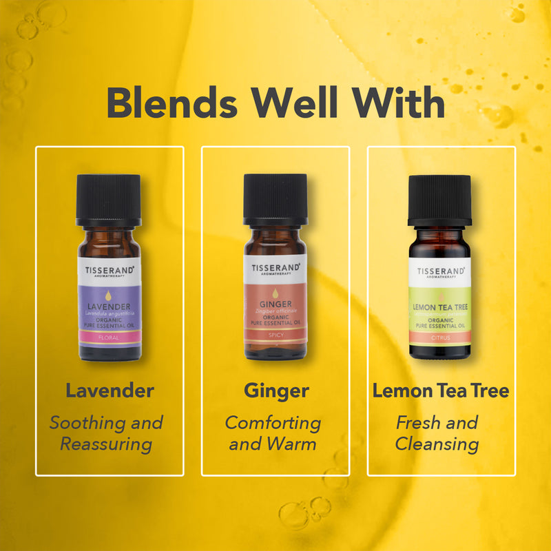 Tisserand Lemon Organic Pure Essential Oil 9ml - British product