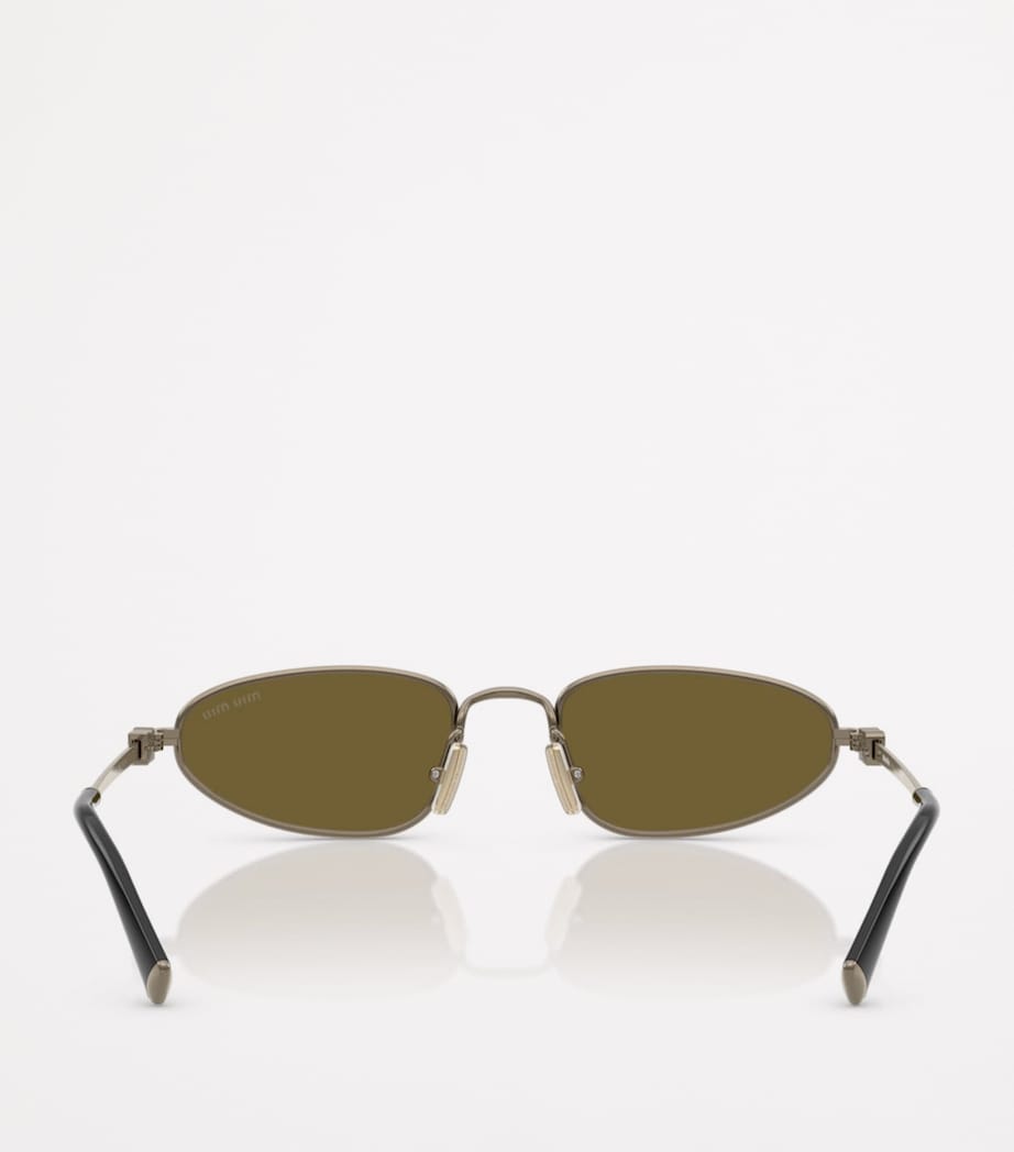 Miu Miu metal oval sunglasses - British product