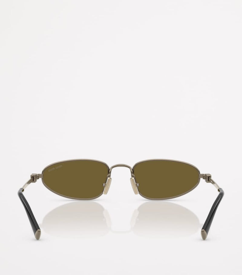 Miu Miu metal oval sunglasses - British product