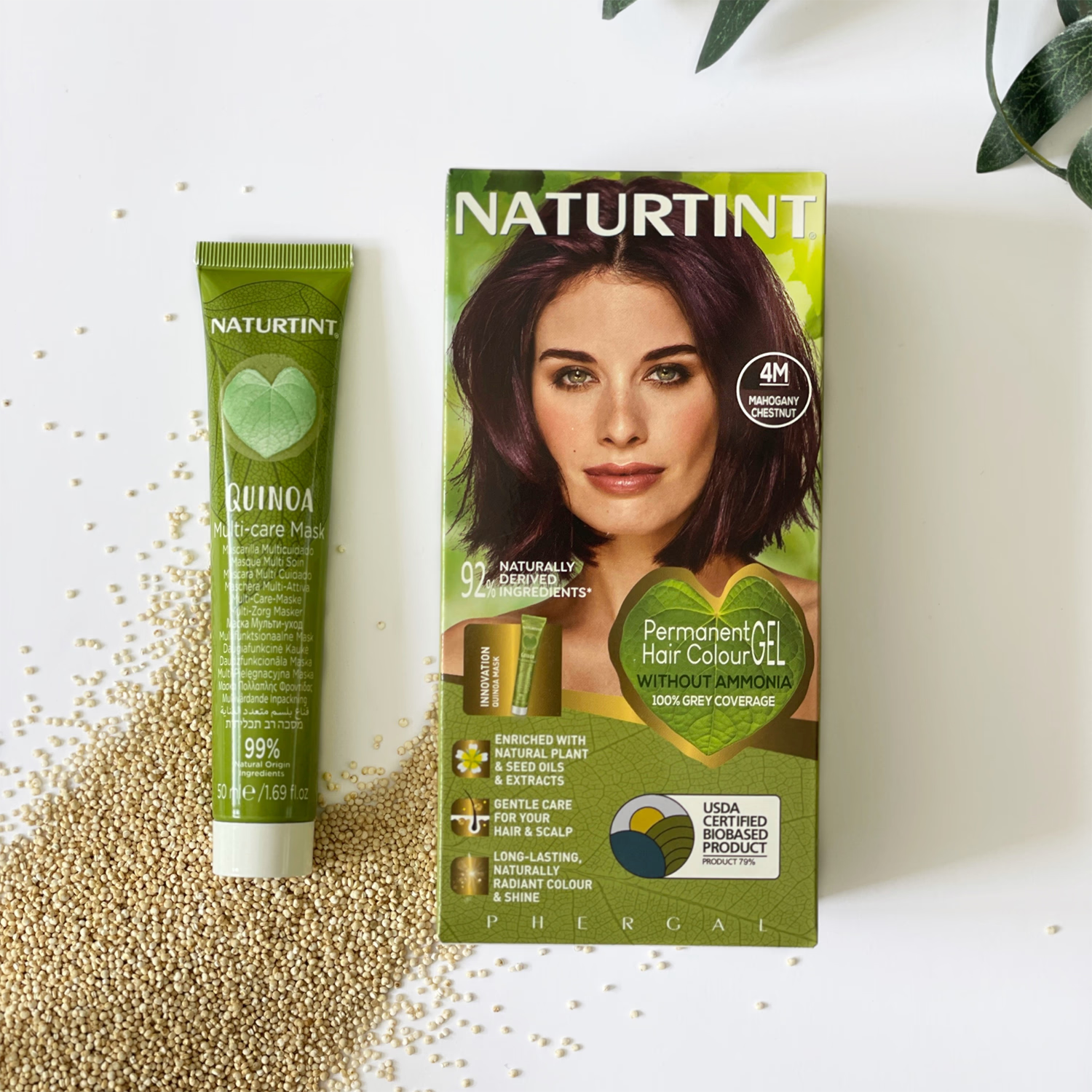 Naturtint permanent hair colour 4M Mahogany Chestnut (British brand)