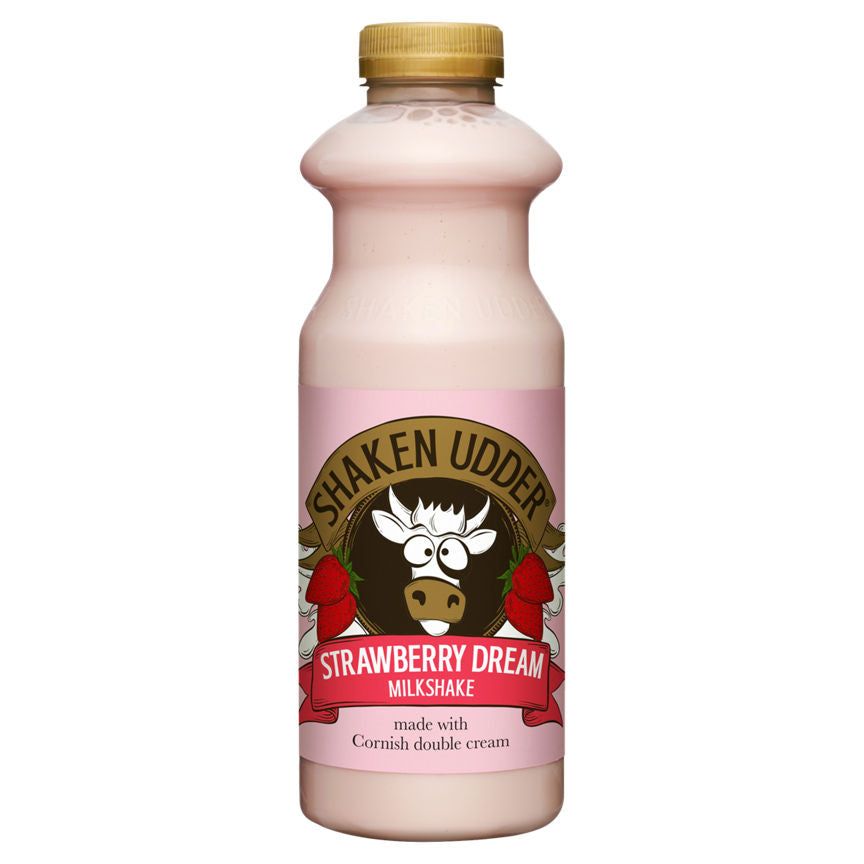 Shaken Udder Strawberry Dream Milkshake GOODS ASDA   