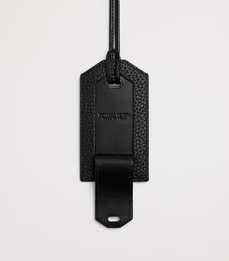 Bottega Veneta Intrecciato leather luggage tag - British product