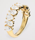 Harrods yellow gold diamond eternity ring 1.90ct, imported from the UK