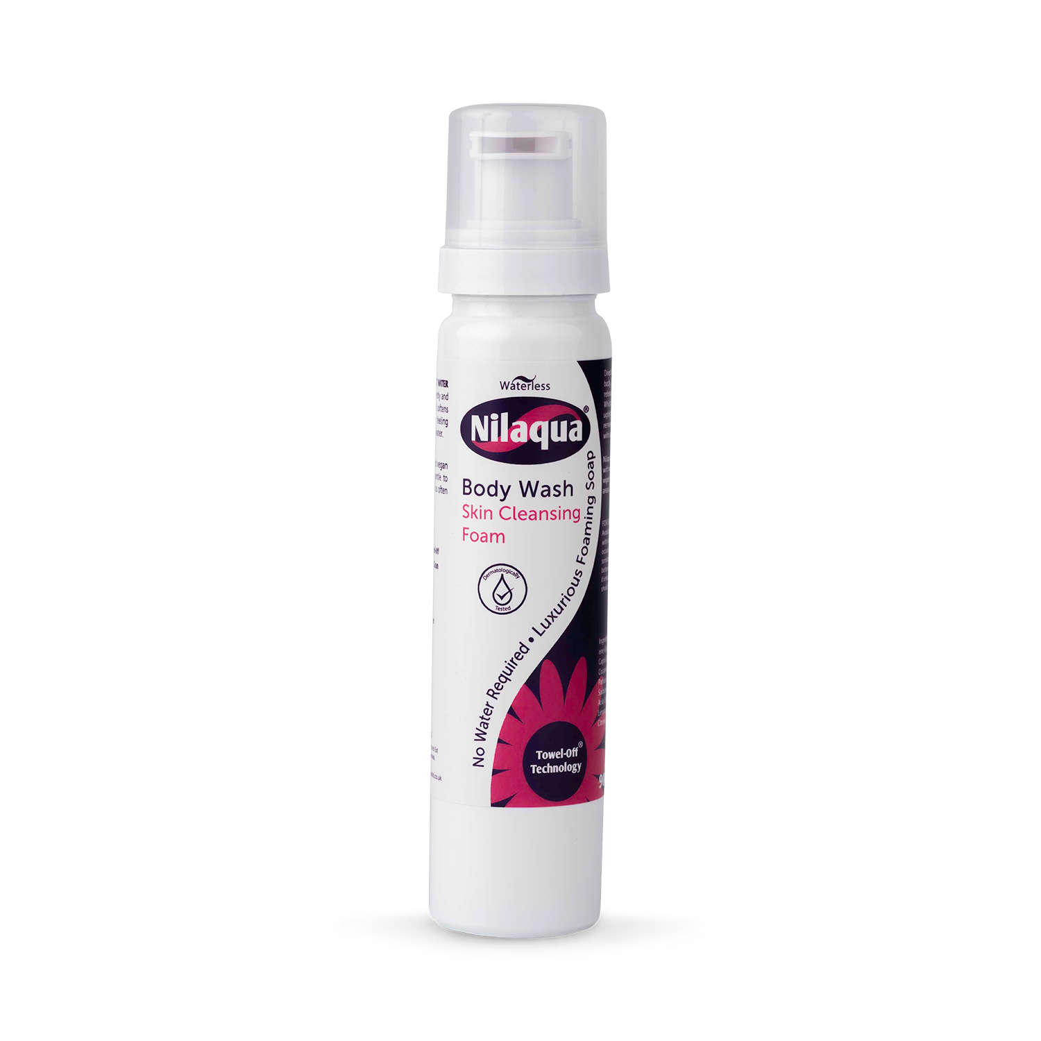 Discreet waterless skin cleansing foam 90ml (British brand)
