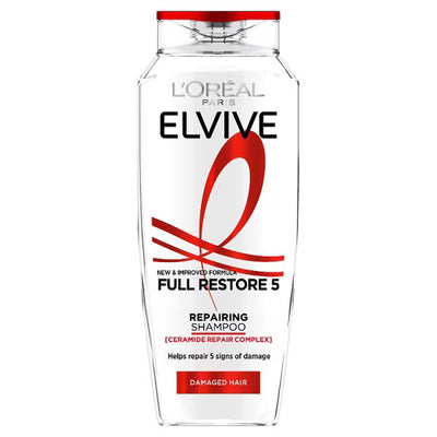 Superdrug L'Oreal Paris Elvive Full Restore 5 Shampoo 400ml- Buy online at McGrocer