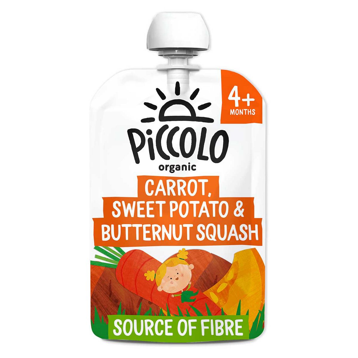 Piccolo Organic Carrot, Sweet Potato & Butternut Squash 100g (100% Veg) 4 Months+ GOODS Boots   