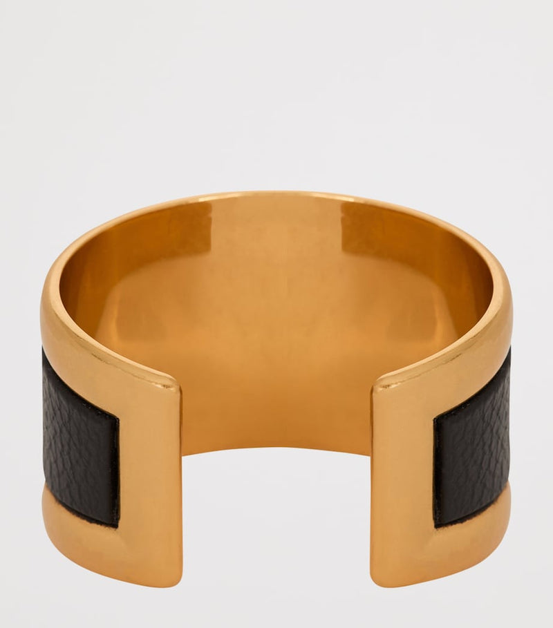 Balmain gold-tone Anthem cuff bracelet, UK version