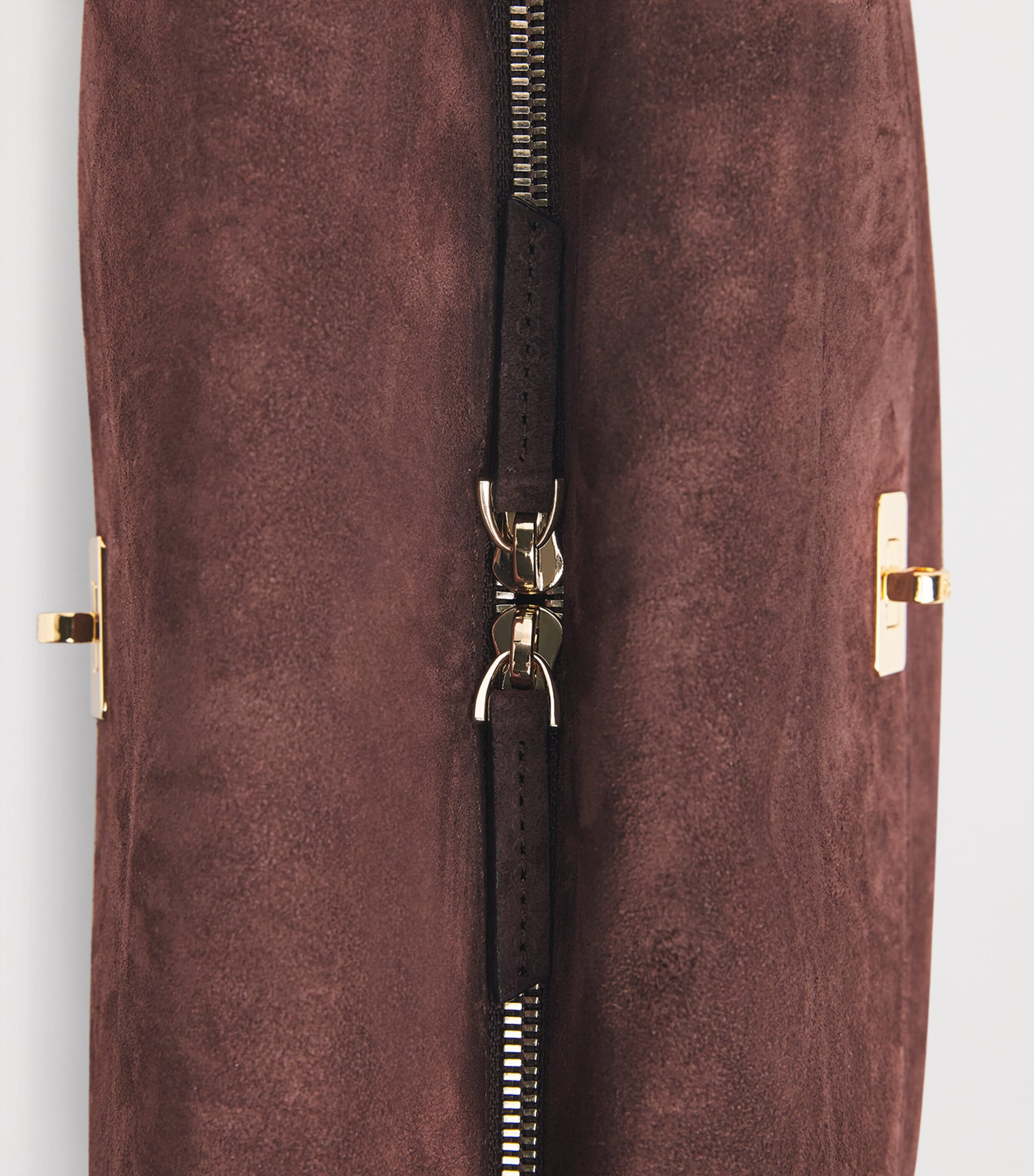 Sandro Paris mini suede top-handle bag (British brand)