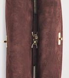 Sandro Paris mini suede top-handle bag (British brand)