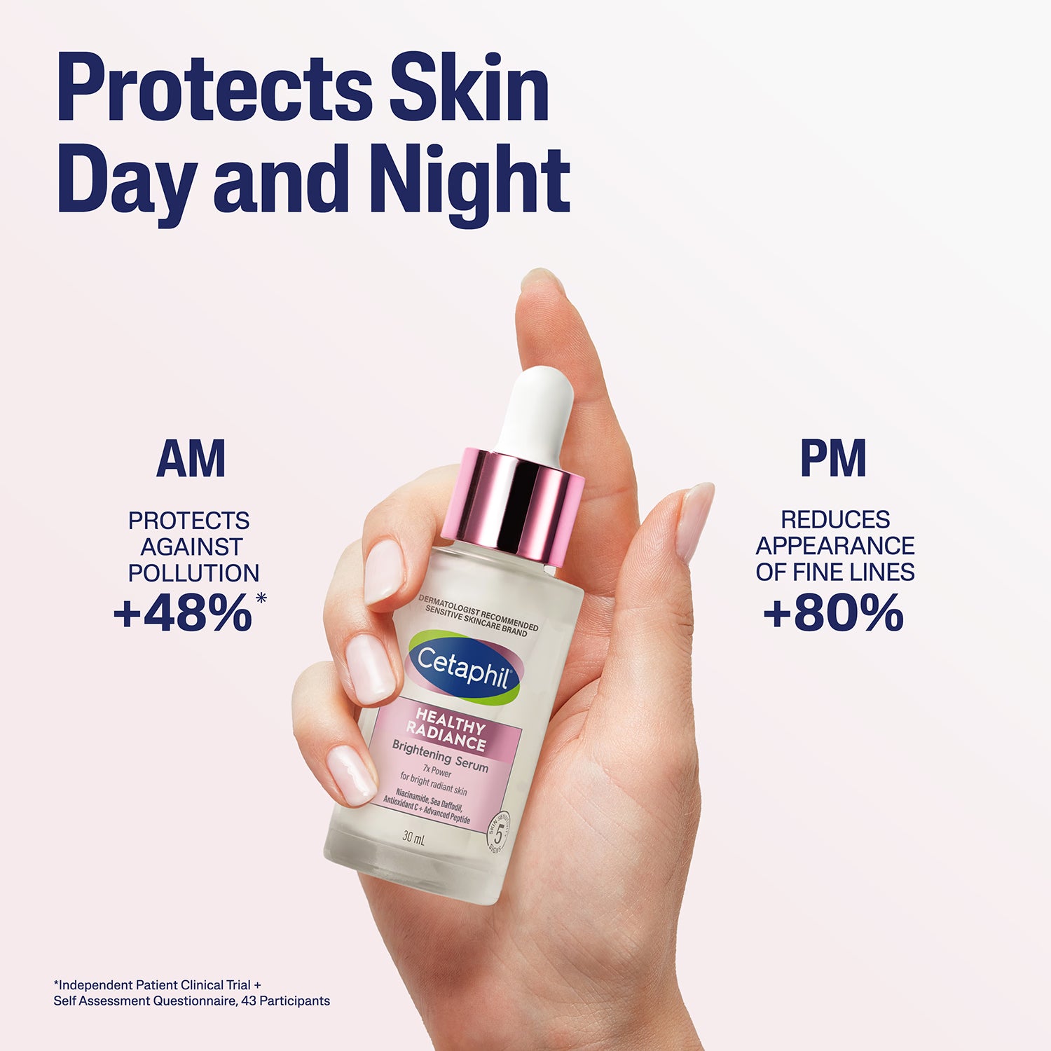 Cetaphil brightening niacinamide serum 30ml, imported from the UK