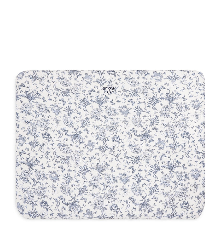 Tartine et Chocolat cotton toile de jouy blanket (British brand)