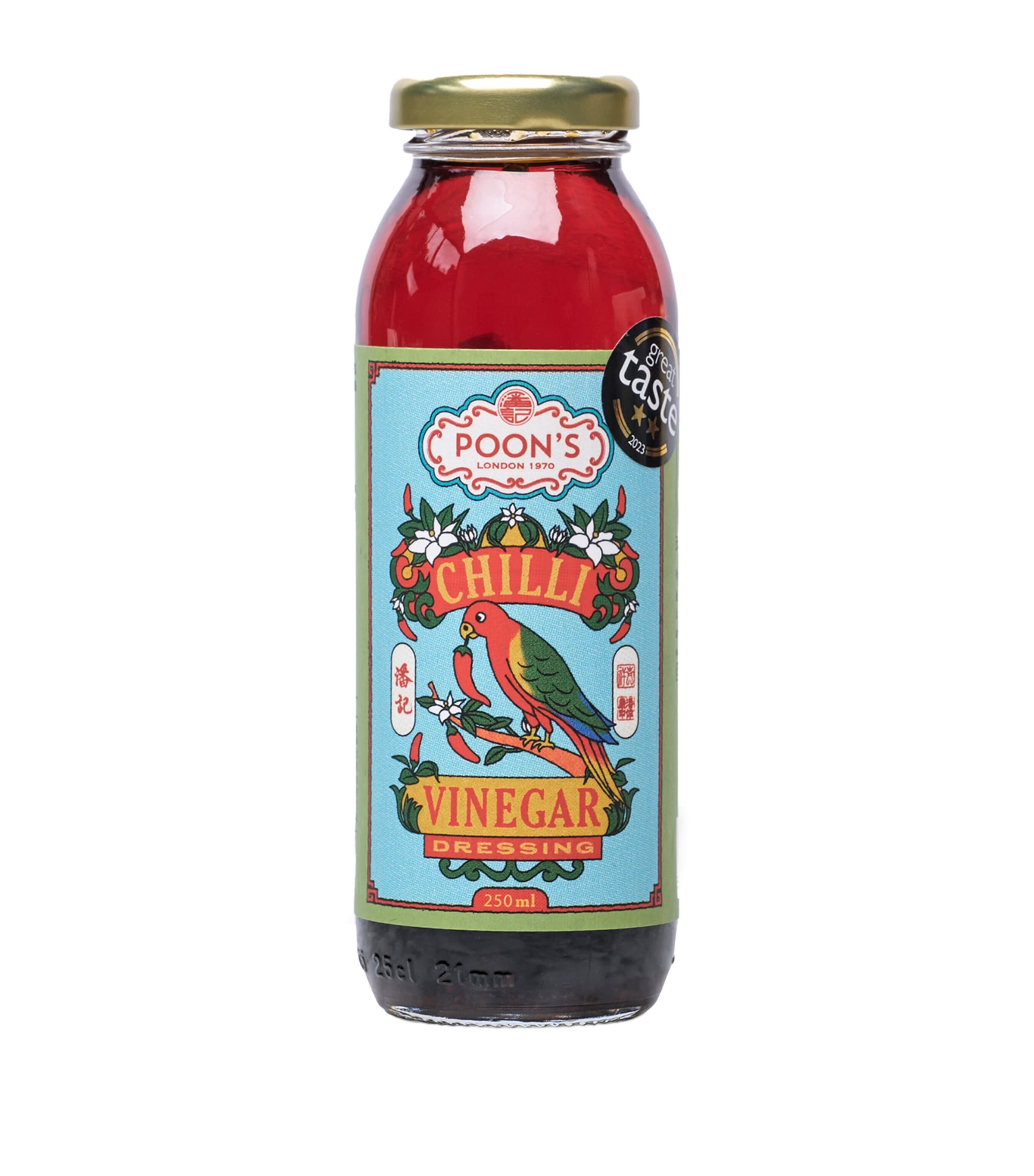 Poon's chilli vinegar dressing 250ml, imported from the UK