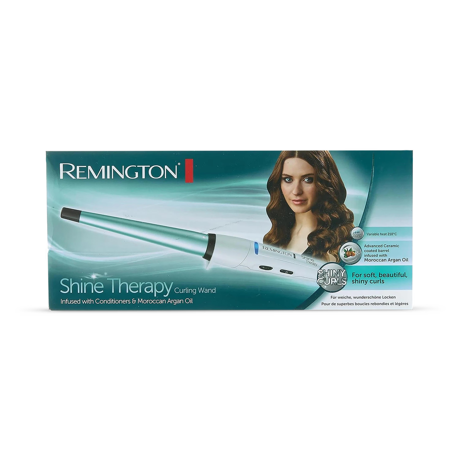 Remington SHINE Therapy curling wand, UK version