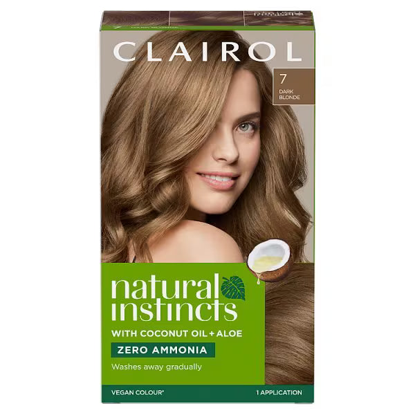 Clairol Semi-Permanent Hair Dye 7 Dark Blonde - British product